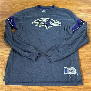 Baltimore Ravens Gray Long Sleeve Shirt
